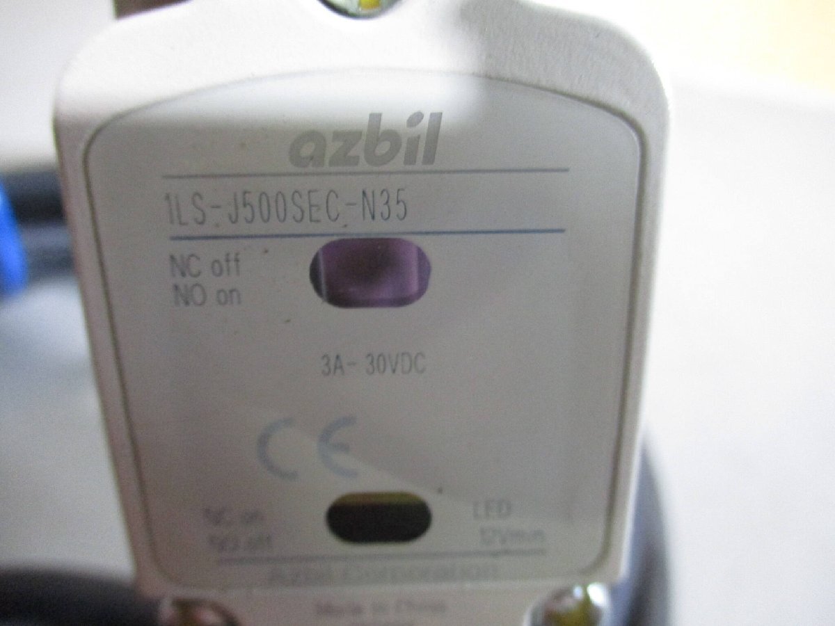新古 AZBIL 1LS-J500SEC-N35 汎用コンパクト形リミットスイッチ (EBKR60509B046)_画像7