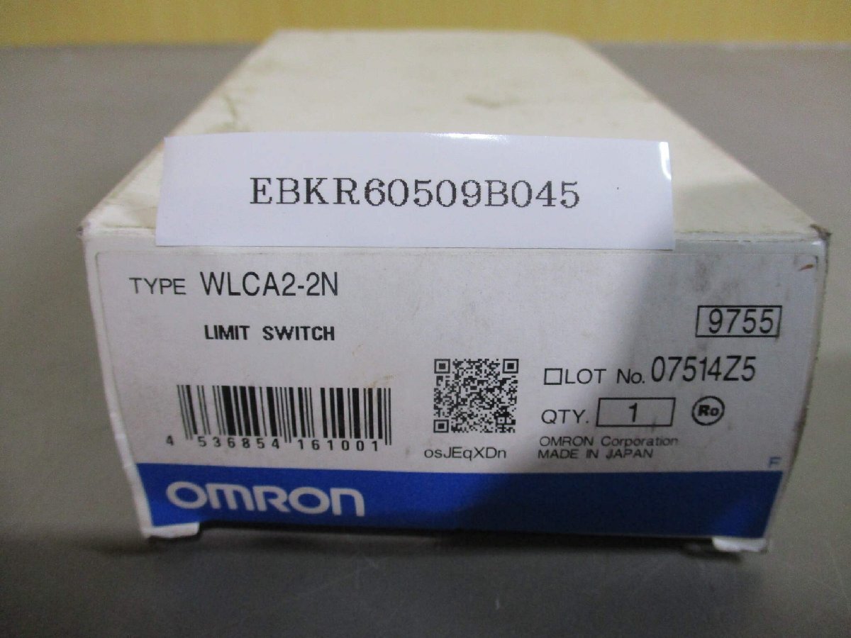 新古 OMRON WLCA2-N 2回路リミットスイッチ (EBKR60509B045)_画像2