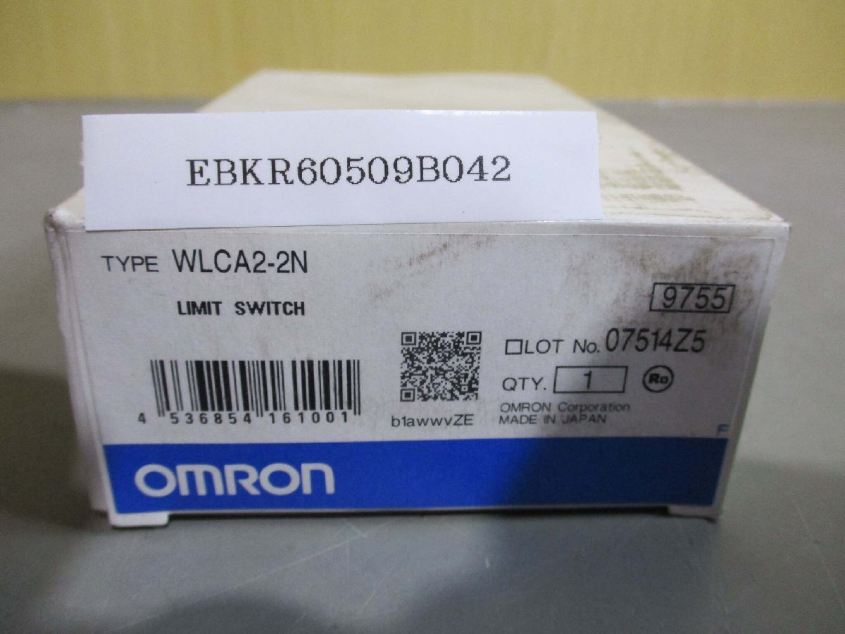 新古 OMRON WLCA2-N 2回路リミットスイッチ (EBKR60509B042)_画像2