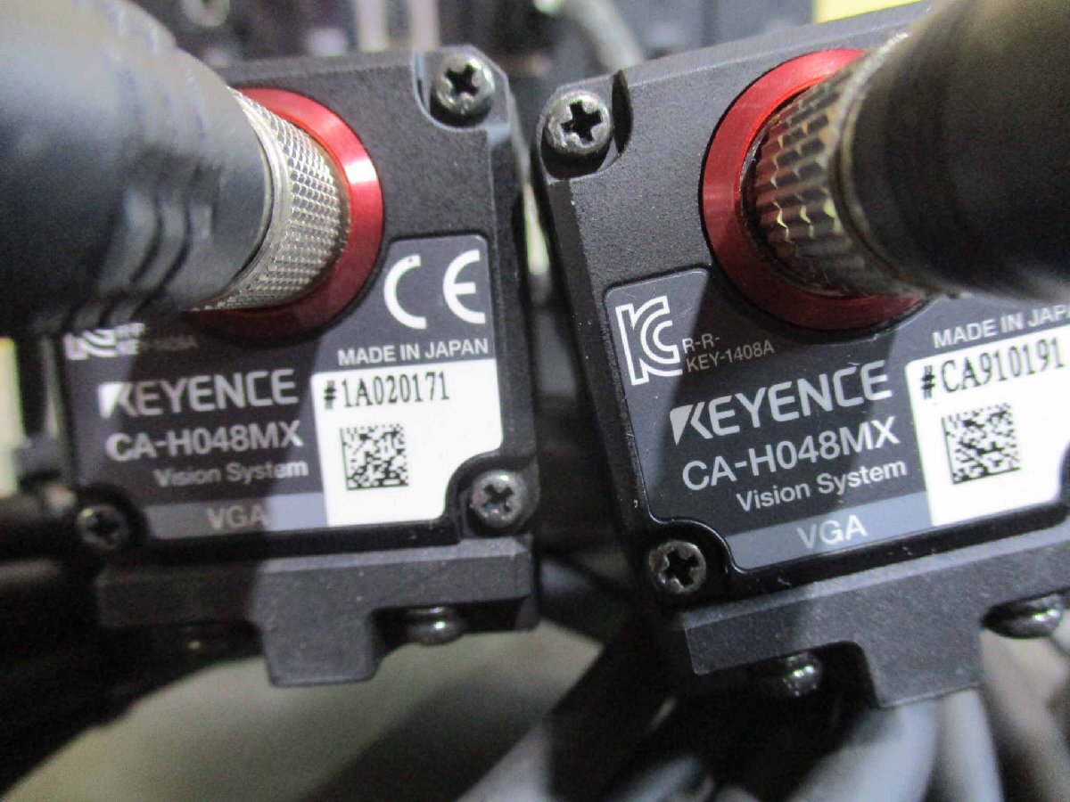 中古 KEYENCE XG-X2000/ CA-E100/CA-DC40E*2/ CA-H048MX*3 /レンズ*3(JBPR60509E002)_画像5