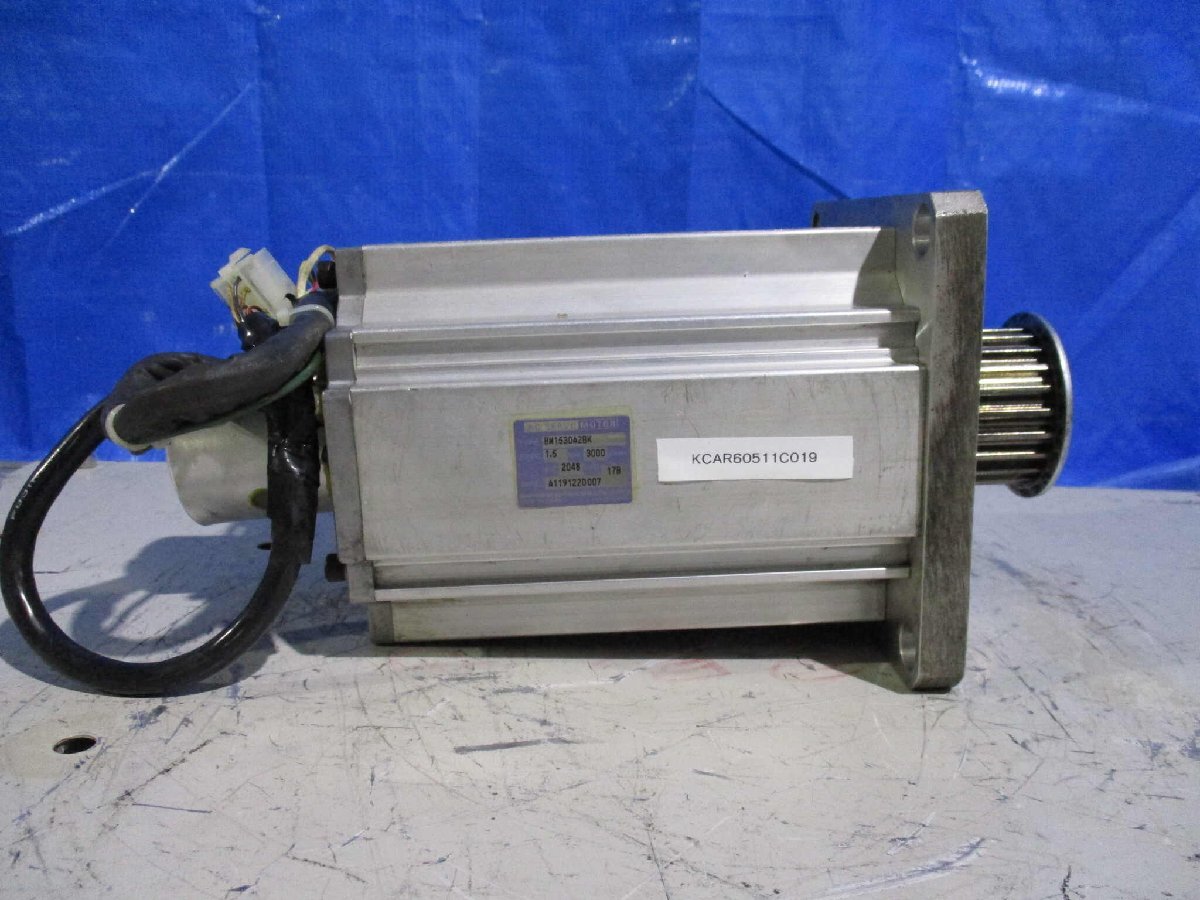 中古 SHINKO BM1530A2BK AC Servo motor (KCAR60511C019)_画像1