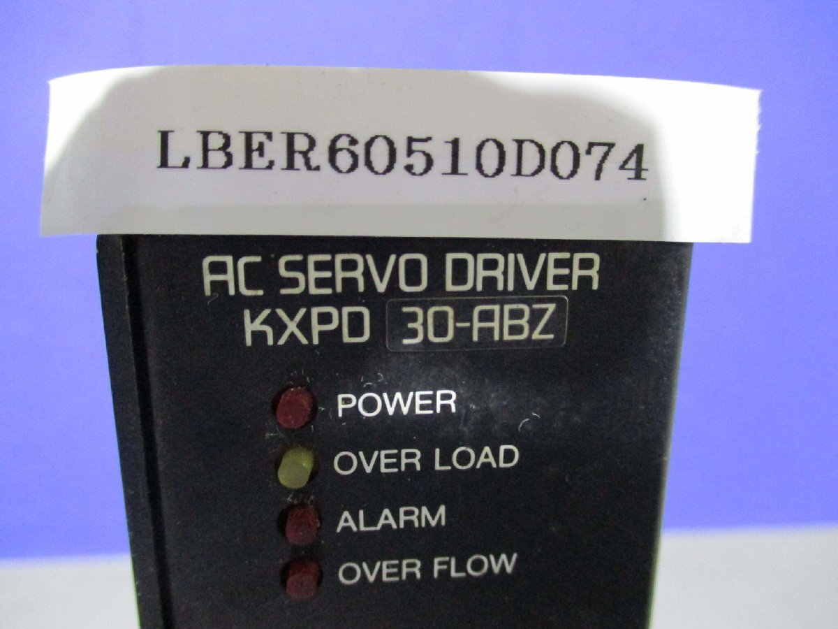 中古 VEXTA KXPD 30-ABZ ACサーボドライバー オリエンタルモーター(LBER60510D074)_画像1