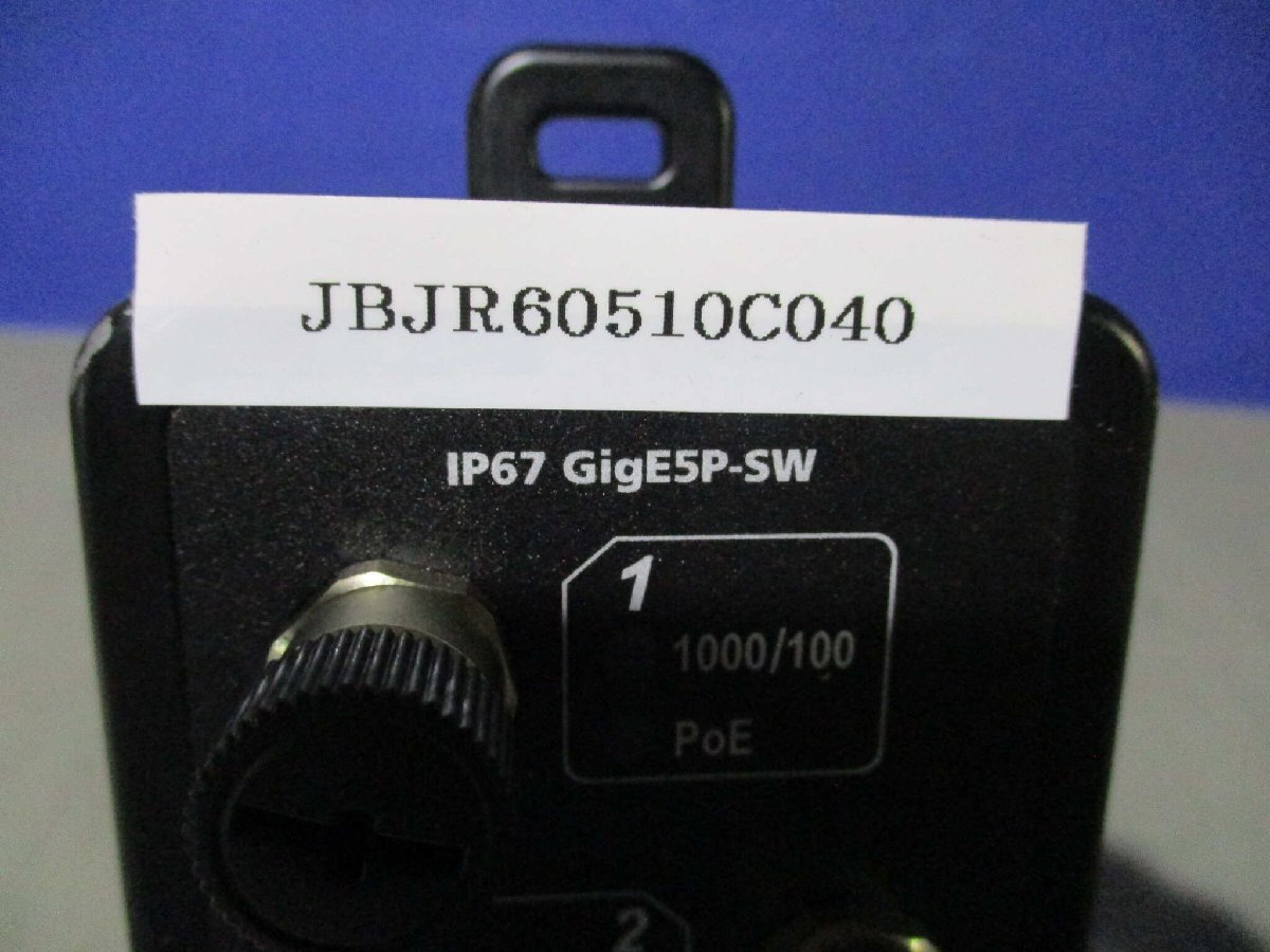 中古 TELEGARTNER IP67 GigE5P-SW PoEスイッチングハブ(JBJR60510C040)_画像2