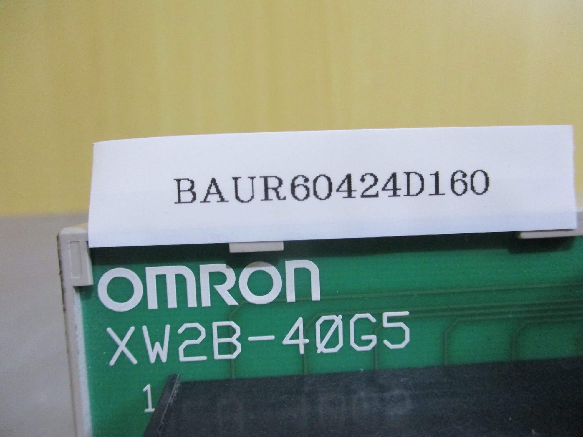 中古Omron Automation and Safety XW2B-40G5 コネクタ端子ユニット 送料別(BAUR60424D160)_画像2