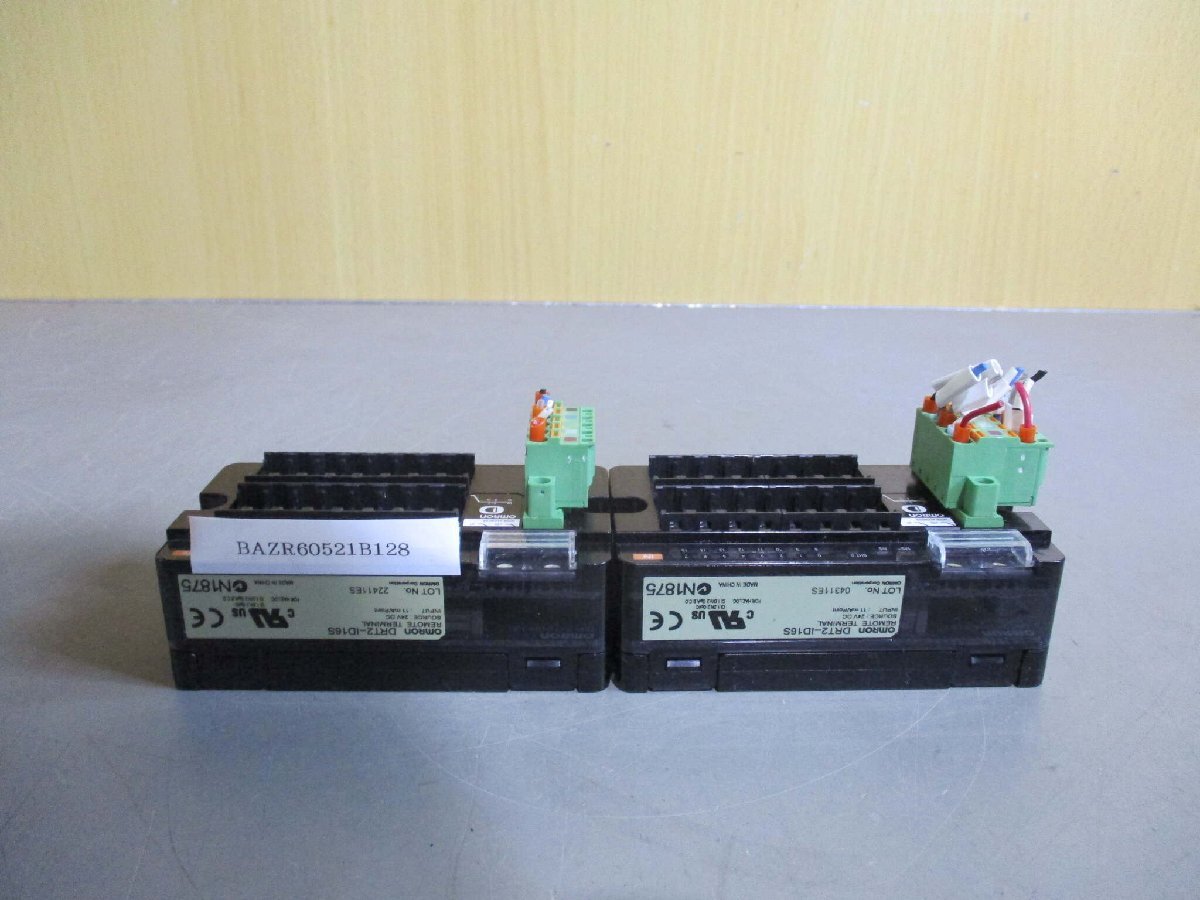 中古OMRON DRT2-ID16S 入力ユニット 2個(BAZR60521B128) 中古OMRON DRT2-ID16S 入力ユニット 2個(BAZR60521B128)