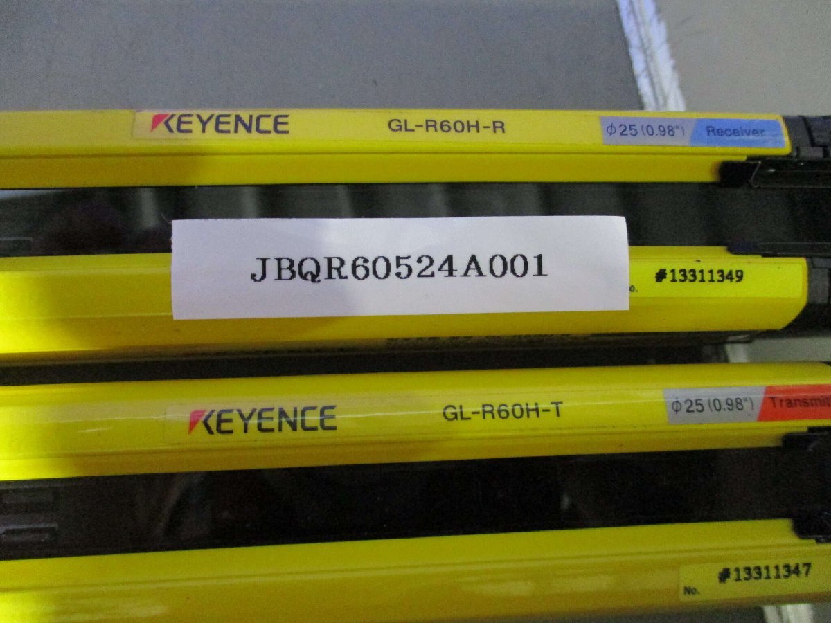 中古 KEYENCE セーフティーライトカーテン GL-R60H-R&T(JBQR60524A001)