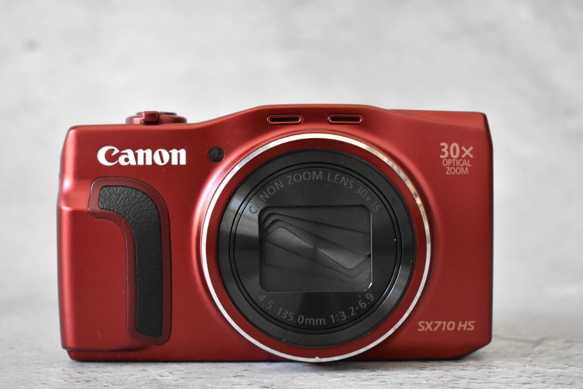 【超美品】 キャノン Canon PowerShot SX710 HS RED コンパクトデジタルカメラ_画像3