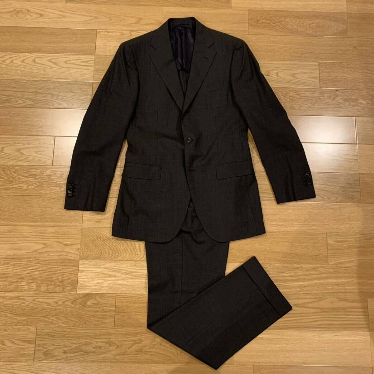 【極美品】Custom Tailor BEAMS カノニコ生地 スーツ セットアップ 44〜46_画像1