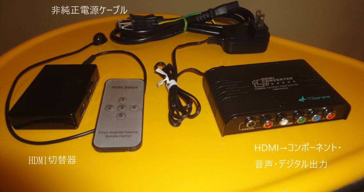 ONKYO AVpliDTC-7 [ дистанционный пульт 6шт.@* оригинальная коробка * руководство пользователя *HDMI переключатель *HDMI- компонент изменение приложен ]