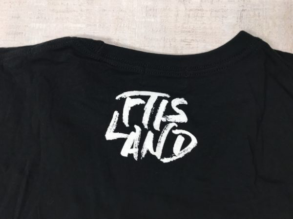 FTISLAND エフティーアイランド ロック バンド 韓国 韓流 K-POP グッズ 半袖フォトTシャツ カットソー メンズ 黒の画像3