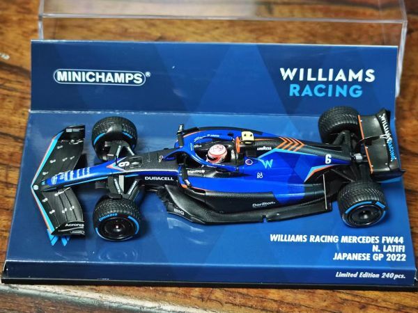 ウィリアムズ レーシング FW44 #6 N.ラティフィ 2022 日本GP 1/43 PMA 417221806の画像3