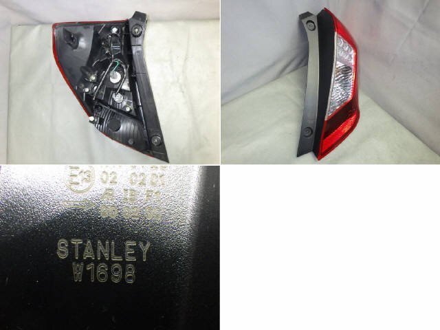 H26年 フィット 前期 GP6 テールランプ 4点セット LED STANLEY W1698 W1695 GP5 テールライト テールレンズ[ZNo:06001968]_画像3