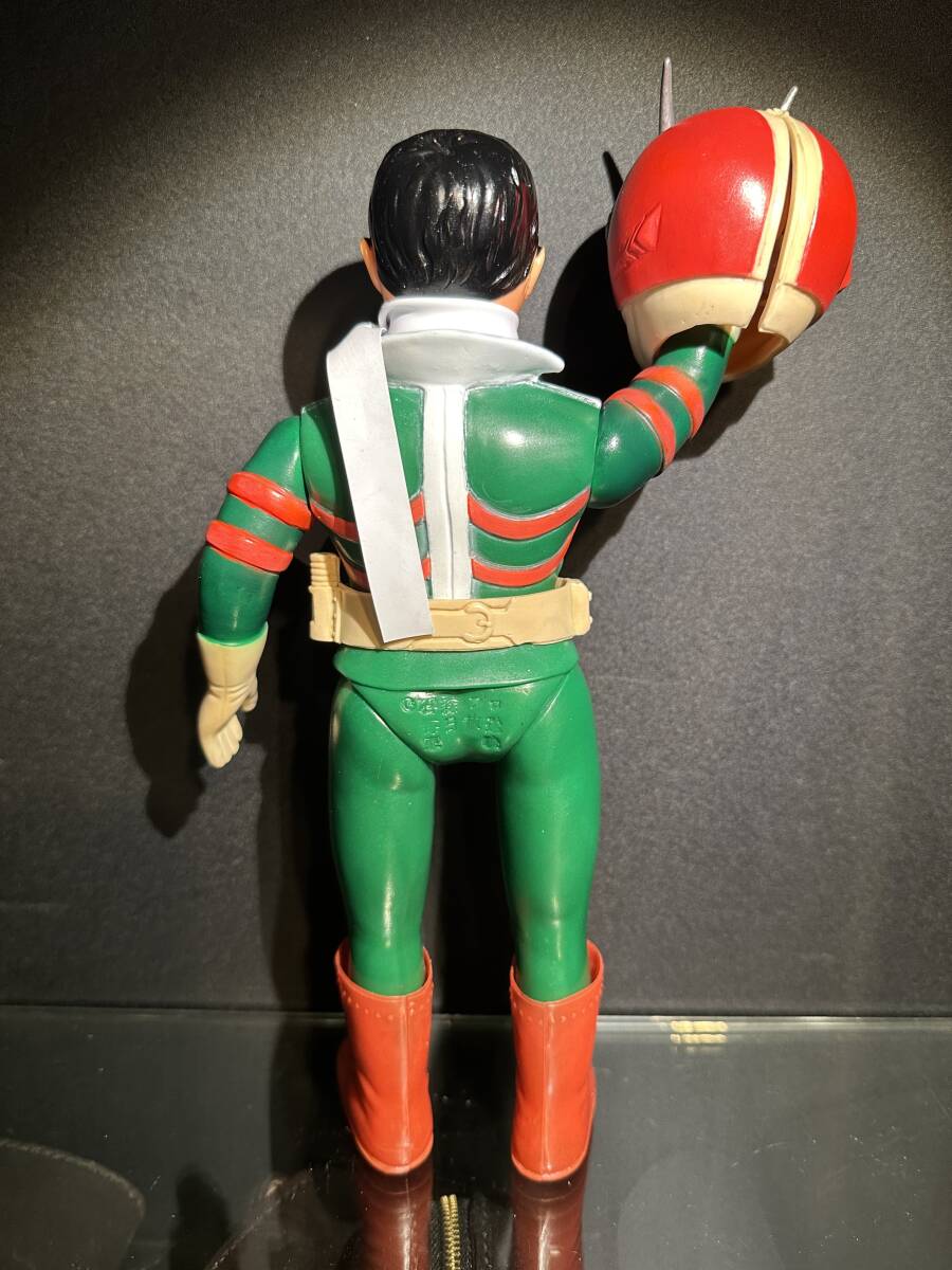 * превосходный товар Kamen Rider v3 подлинная вещь sofvi стандартный размер старый Bandai мак поверхность взяв Riderman Amazon Stronger 