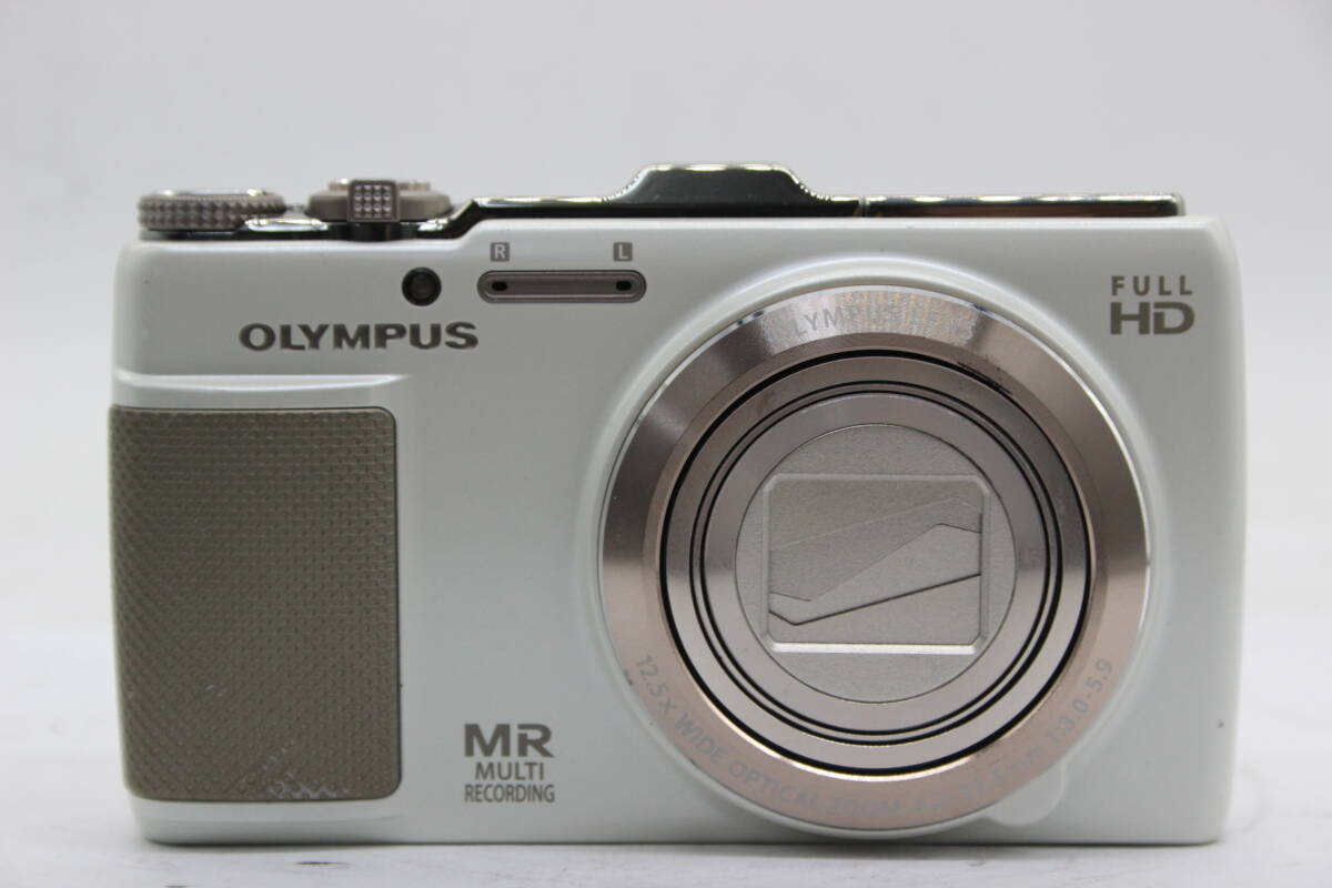 【返品保証】 オリンパス Olympus SH-25MR ホワイト 12.5x Wide バッテリー付き コンパクトデジタルカメラ v492_画像2