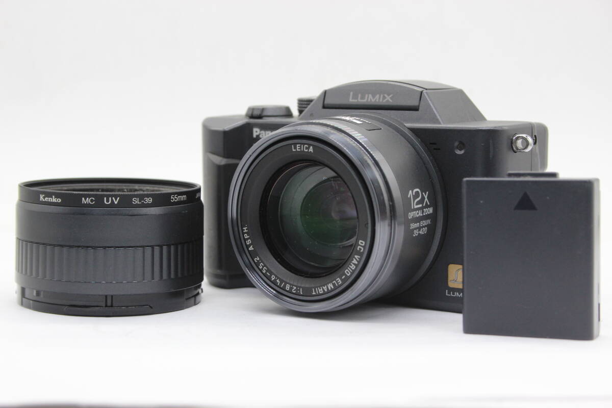 パナソニック Panasonic LUMIX DMC-FZ1 12x バッテリー付き コンパクトデジタルカメラ v884