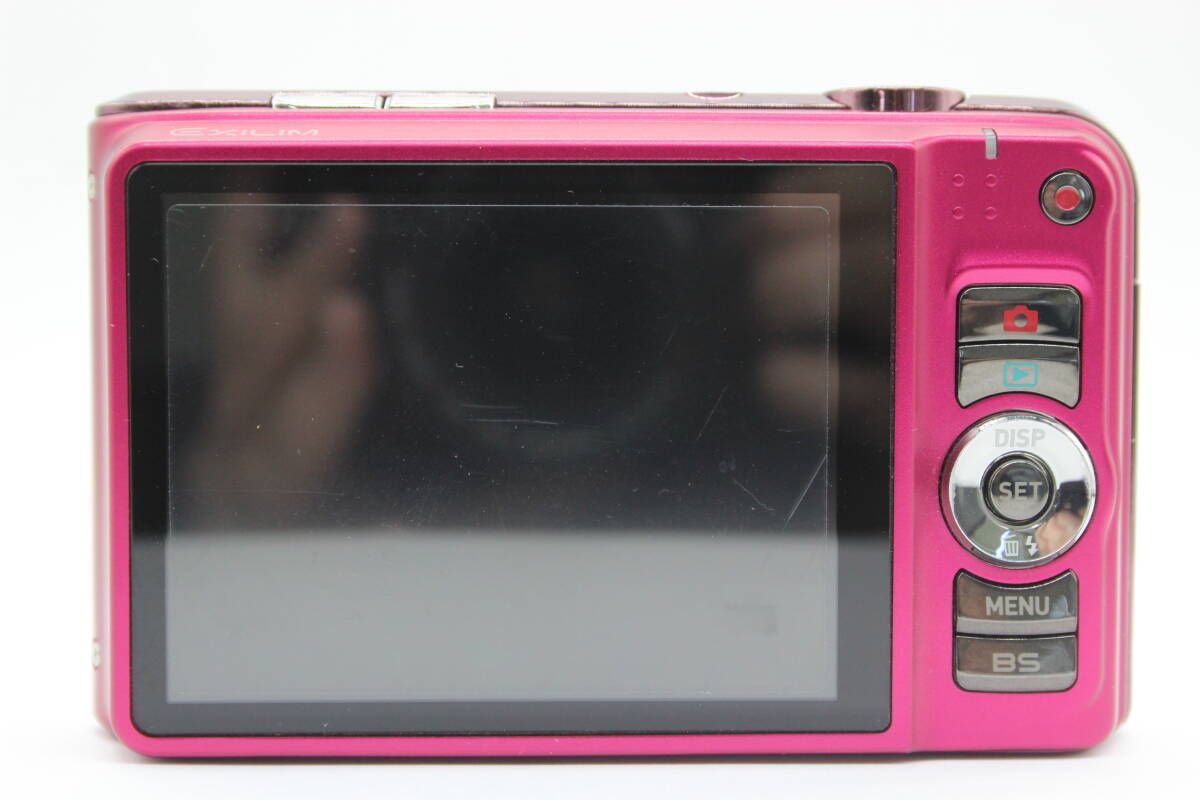 【美品 返品保証】 【元箱付き】カシオ Casio Exilim EX-H10 ピンク 10x バッテリー チャージャー付き コンパクトデジタルカメラ v904_画像4