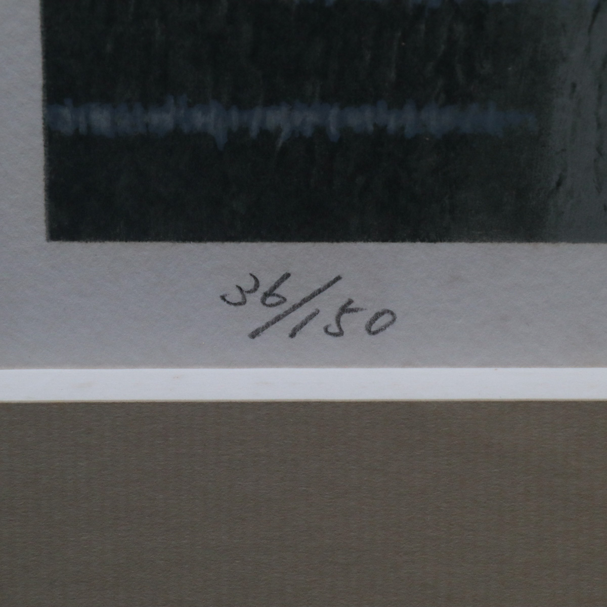 【宙】真作保証 西村龍介「杜の館」リトグラフ 36/150 サイン有 Kokey額 点描巨匠 淡い色調 静謐な古城風景 ニ科会中心作家 C3NJI22.hq.Fの画像5