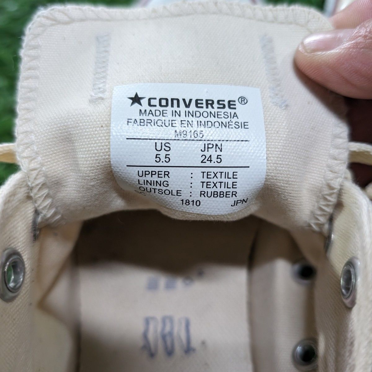 《極美品》CONVERSE/コンバース/ローカットスニーカー/オールスター/ホワイト/24.5cm /数回程度の使用のみ!!