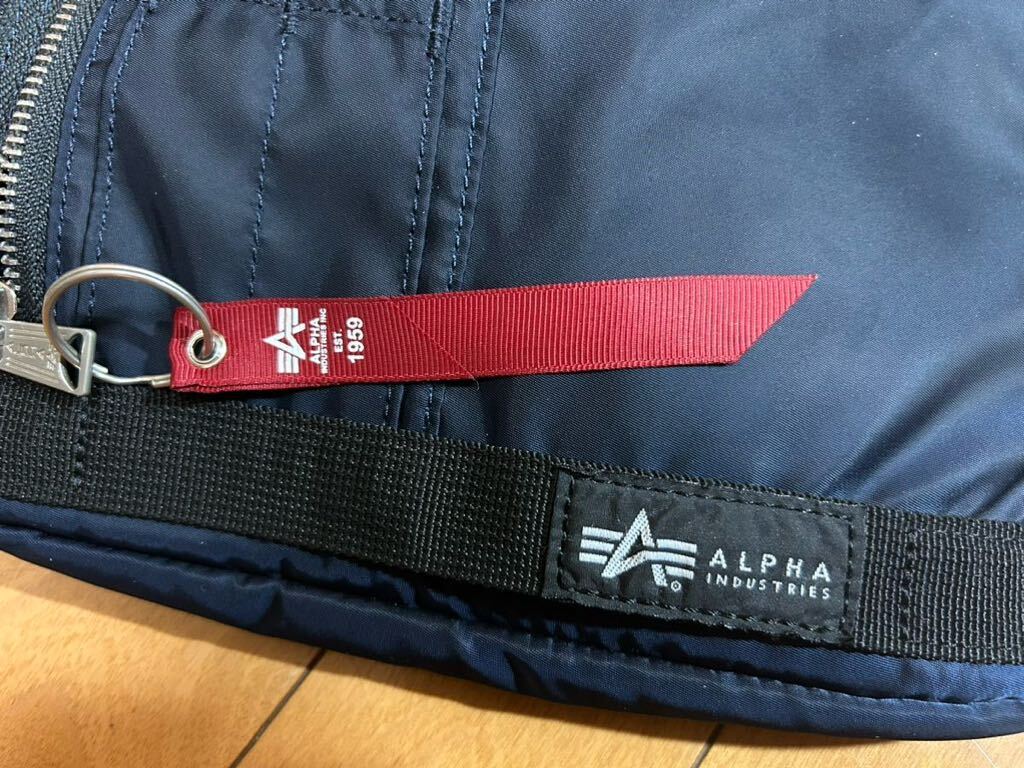 ALPHA INDUSTRIES 絶版　サコッシュ　ネイビー_画像3