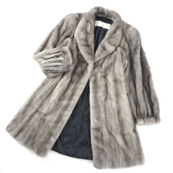 4-TDF334 carven furs AMERICAN URTLA アメリカンウルトラ 5つ星 MINK ミンクファー 最高級毛皮 ロングコート 毛質 艶やか 柔らか 13-15_画像2