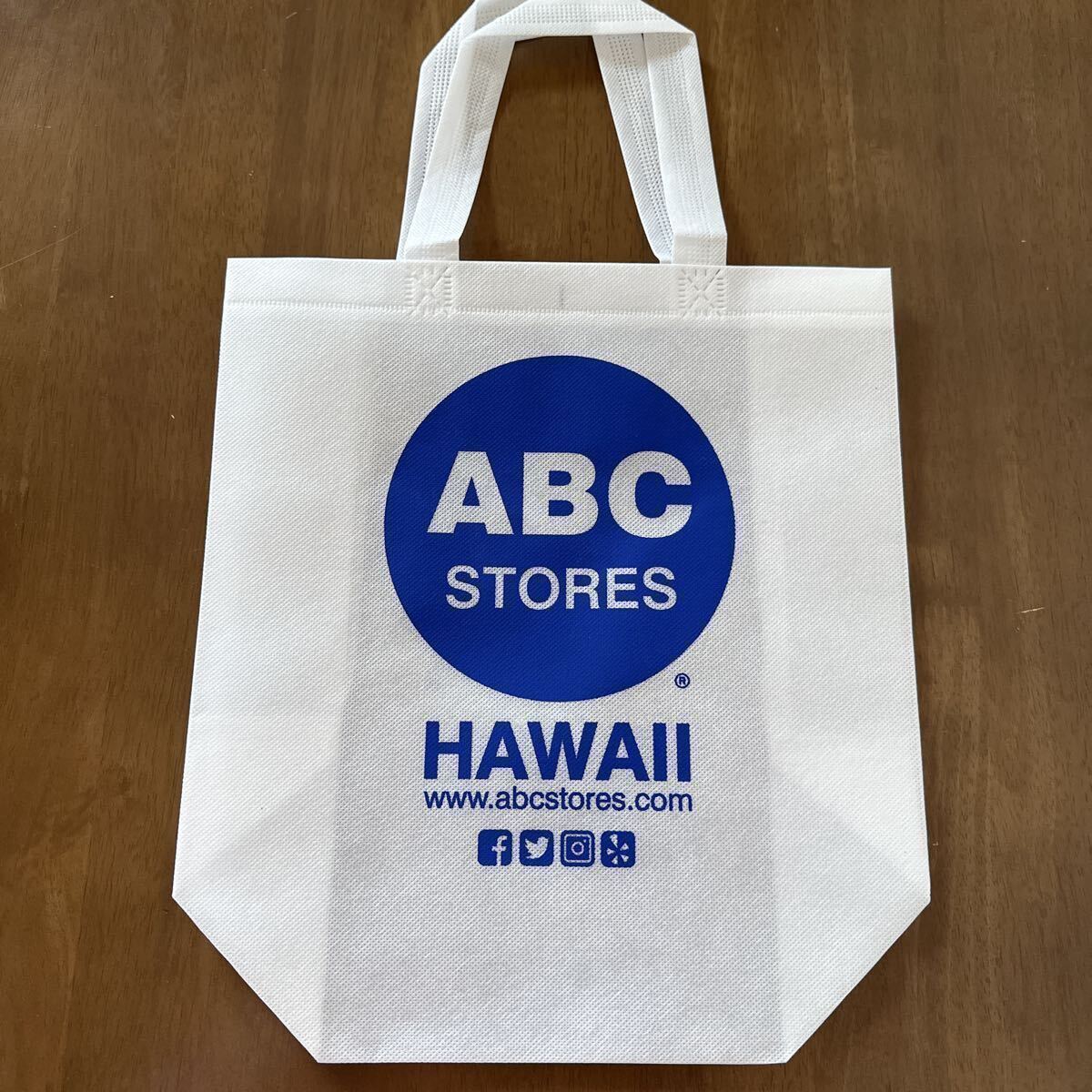 HAWAII ABC STORES エコバッグ 小サイズ 1枚 ABCストア オリジナル ショッパー トートバッグ ショッピングバッグ 限定 オシャレ 新品未使用_画像1
