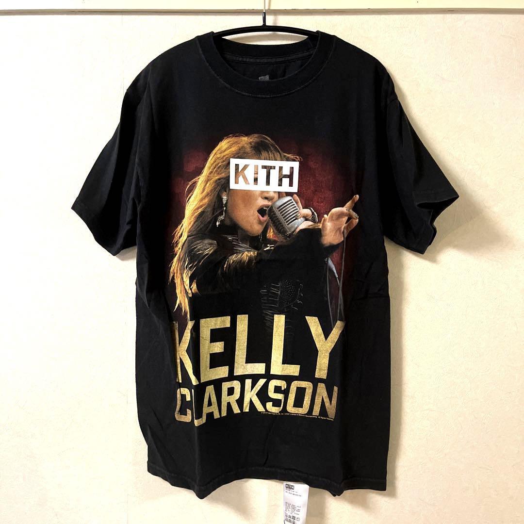 ★新品一点物★KITH ケリー・クラークソン ヴィンテージ ボックスロゴTシャツ Kelly Clarkson