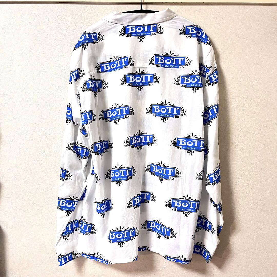 ★即完希少★BOTT Luxe Logo Rayon Shirt レーヨンシャツ