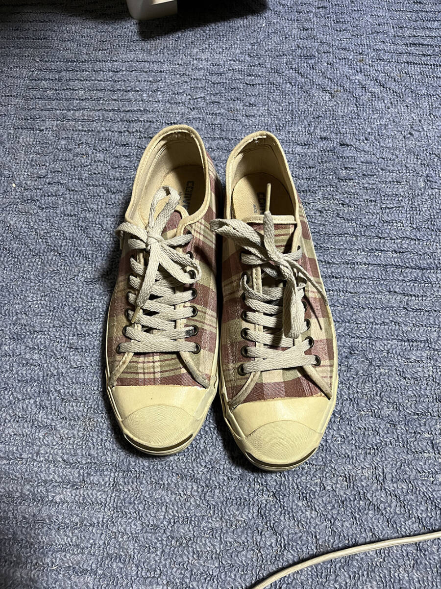 CONVERSE*90s/MADE IN USA/jack purcell/ low cut sneakers /US10/JP 28.5cm America made check pattern Converse 