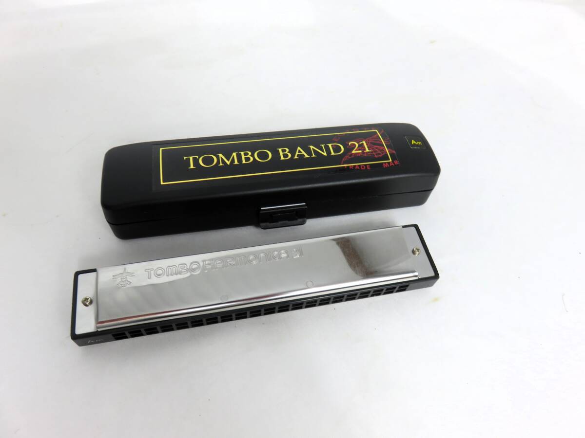 TOMBO BAND 21 / 複音ハーモニカ Am調 トンボバンド 21穴 3121_画像1