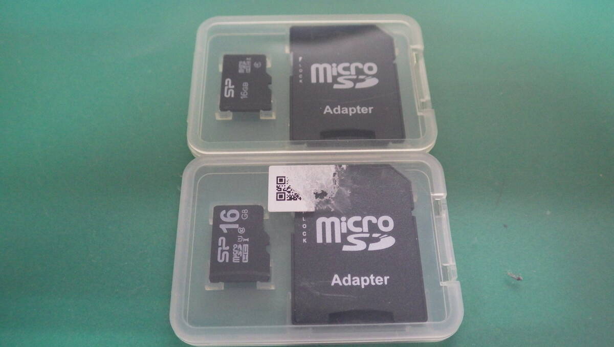 ●売切 中古　美品　２枚セット　microSDカード 16GB　クイックフォーマット済　SDカードとしても可能　クリックポスト発送　ケース付き_画像8