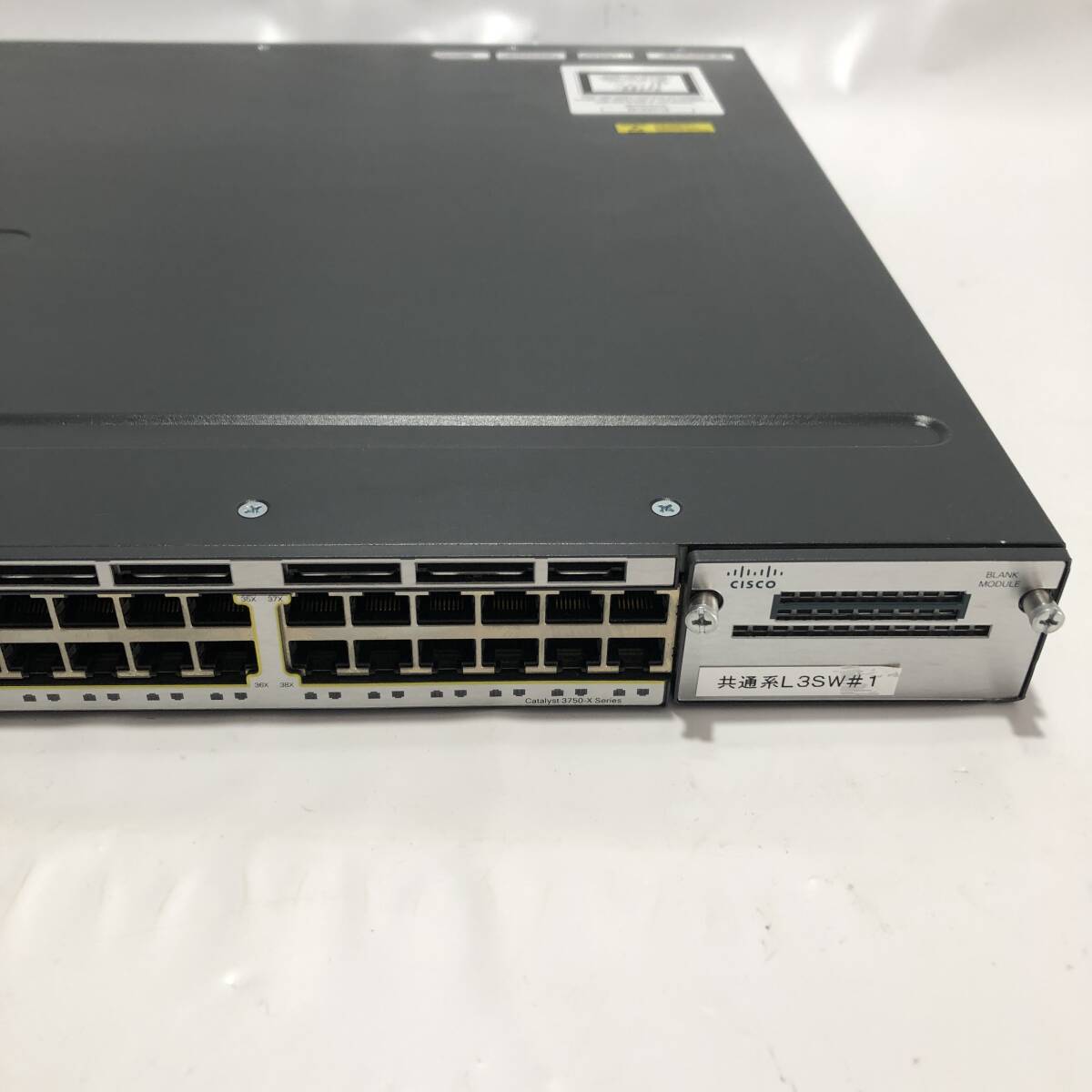  ☆8185☆ Cisco シスコ スイッチ WS-C3750X-48T ルーター _画像10