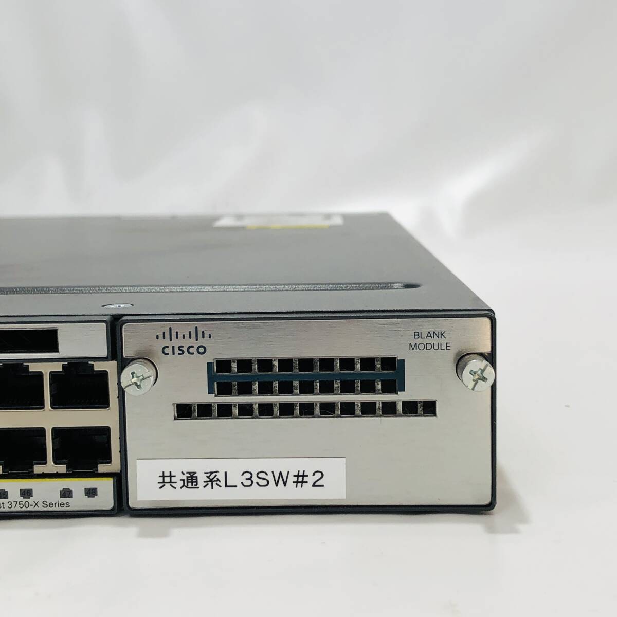 "☆1円スタート！8187☆ Cisco シスコ スイッチ WS-C3750X-48T-S V04 ルーター _画像3