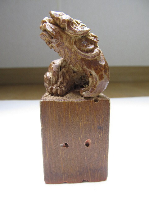 ☆☆☆☆☆　中国　竹彫　獅子　印　/ 東洋彫刻_画像5