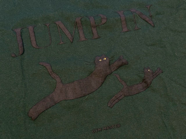 4284円で購入 ジムマスター gymmaster メンズ レディース キャッツアイ CATS EYE JUMP IN 猫 ネコ 半袖 半そで クルーネック Tシャツ S_画像5