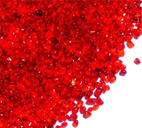  water among Kirakira . shines having feeling of luxury gem. like romei Sand ( ruby red ) 1.5kg entering crystal aquarium interior 