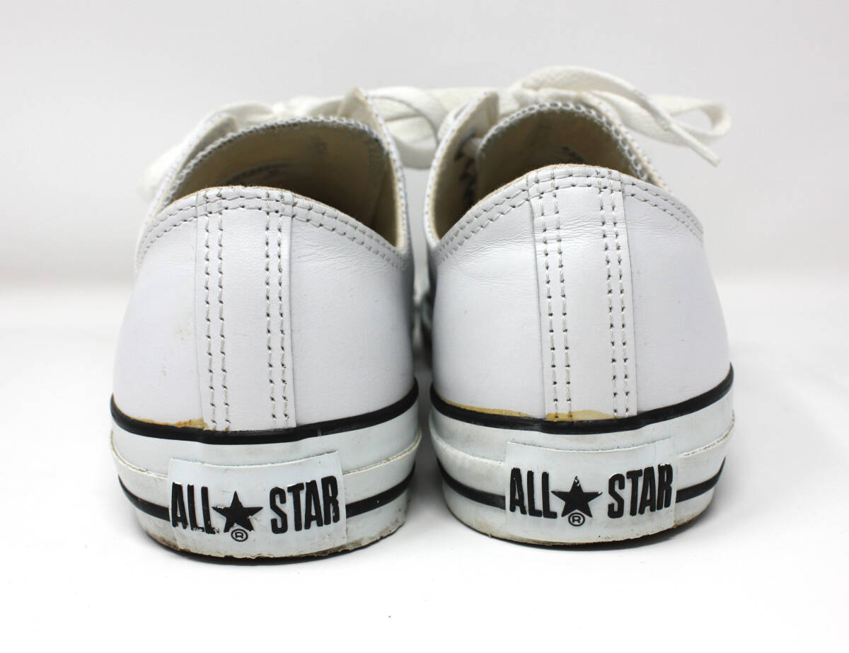 ◆美品 CONVERSE コンバース LEATHER ALL STAR OX LEA 1B905 レザー オールスター ロー 27.0cm_画像3