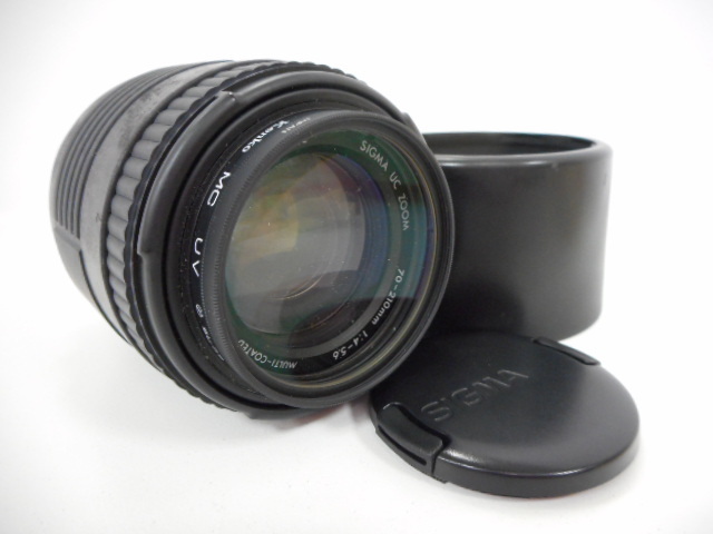 * Sigma SIGMA HIGH-SPEED AF camera lens telephoto lens ZOOM 70-210mm 1:4-5.6 Junk [ used ]{dgs710}