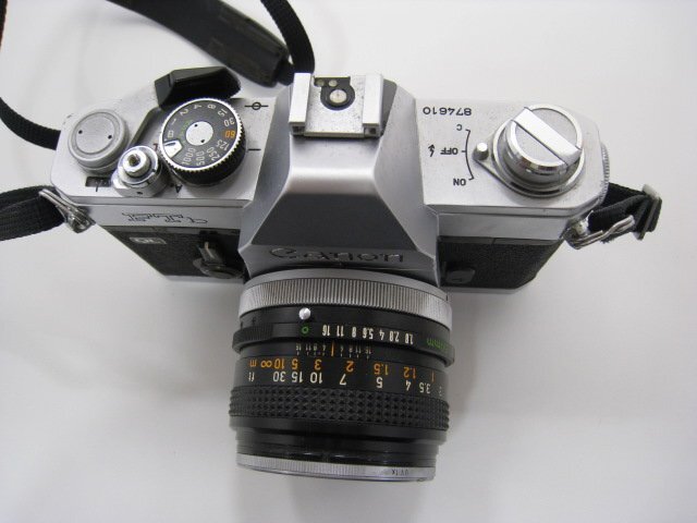 ★キャノン CANON フィルムカメラ FTb CANONLENS FD 50mm 1:1.8 SC シャッター確認済み ジャンク【中古】｛dgs2686｝_画像3