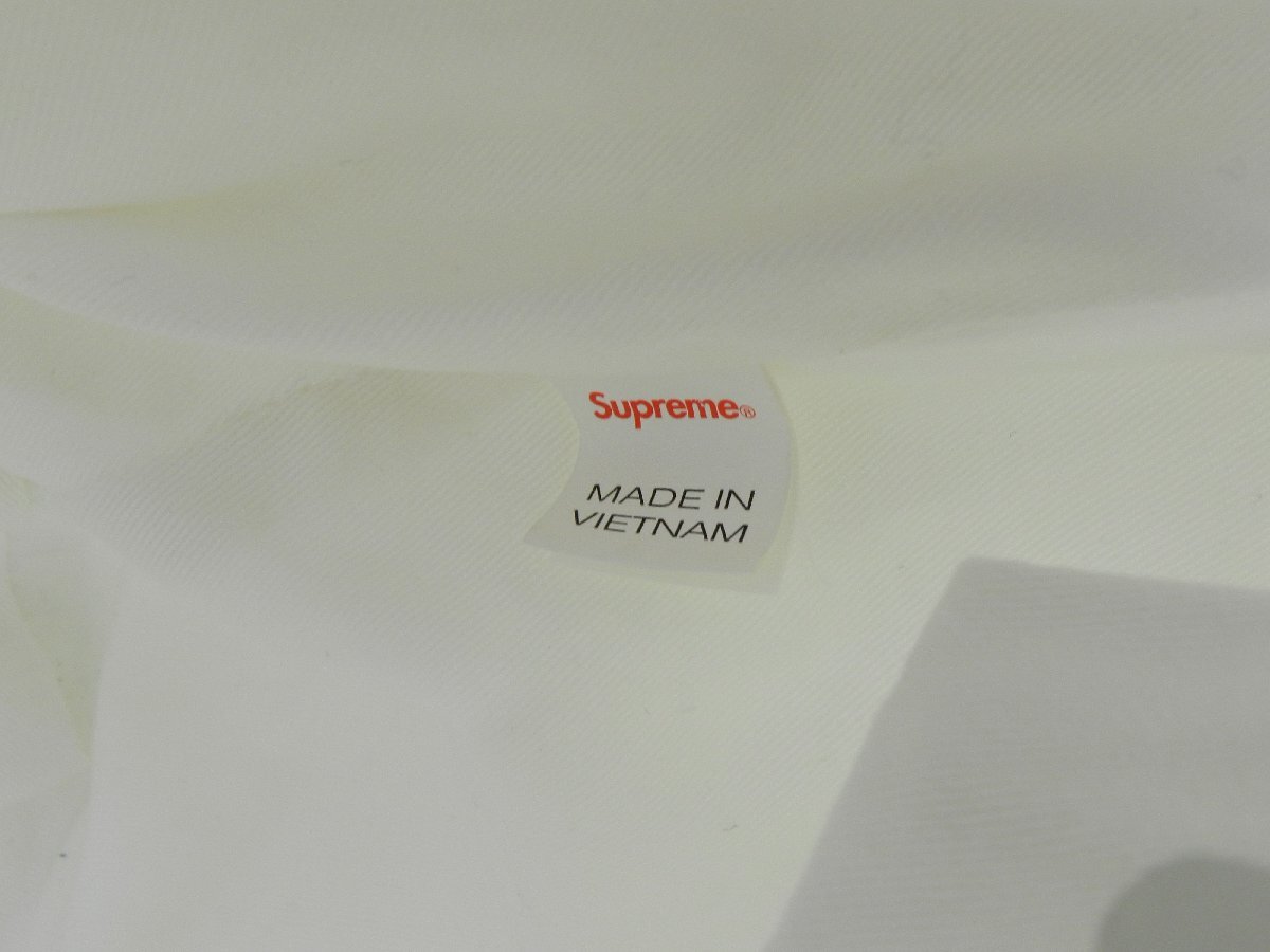 シュプリーム キャンバストート ホワイト バッグ 鞄 Supreme ジャンク品[C128U155]の画像6