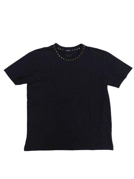 ヴァレンティノ スタッズ Tシャツ サイズXXL ブラック 半袖Tシャツ VALENTINO 中古品[C126U179]_画像1