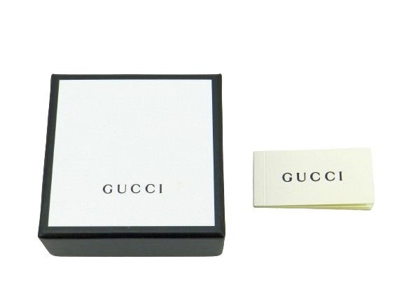 グッチ インターロッキングG ビー ピアス ゴールド 蜂 クリスタルルビー ピアス GUCCI 箱付き 中古品[C167U068]の画像4