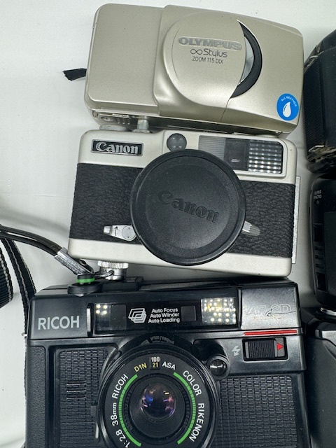  Ricoh / Canon / Olympus / Minolta пленочный фотоаппарат совместно Junk 