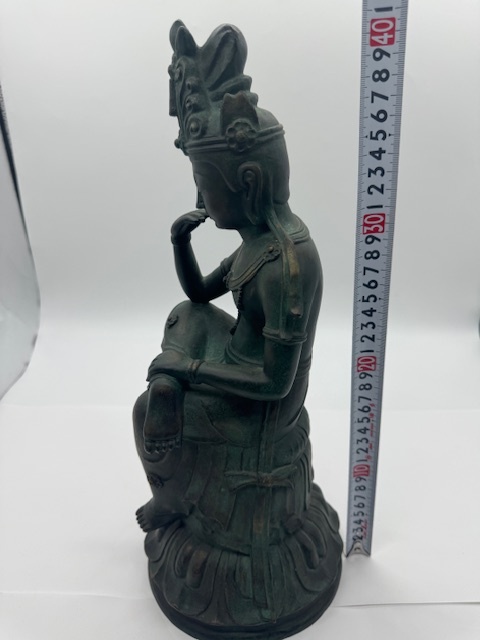 Yahoo!オークション - 山本山雲 【菩薩半跏像】 ブロンズ 仏像 Yahoo!オークション - 山本山雲 【菩薩半跏像】 ブロンズ 仏像