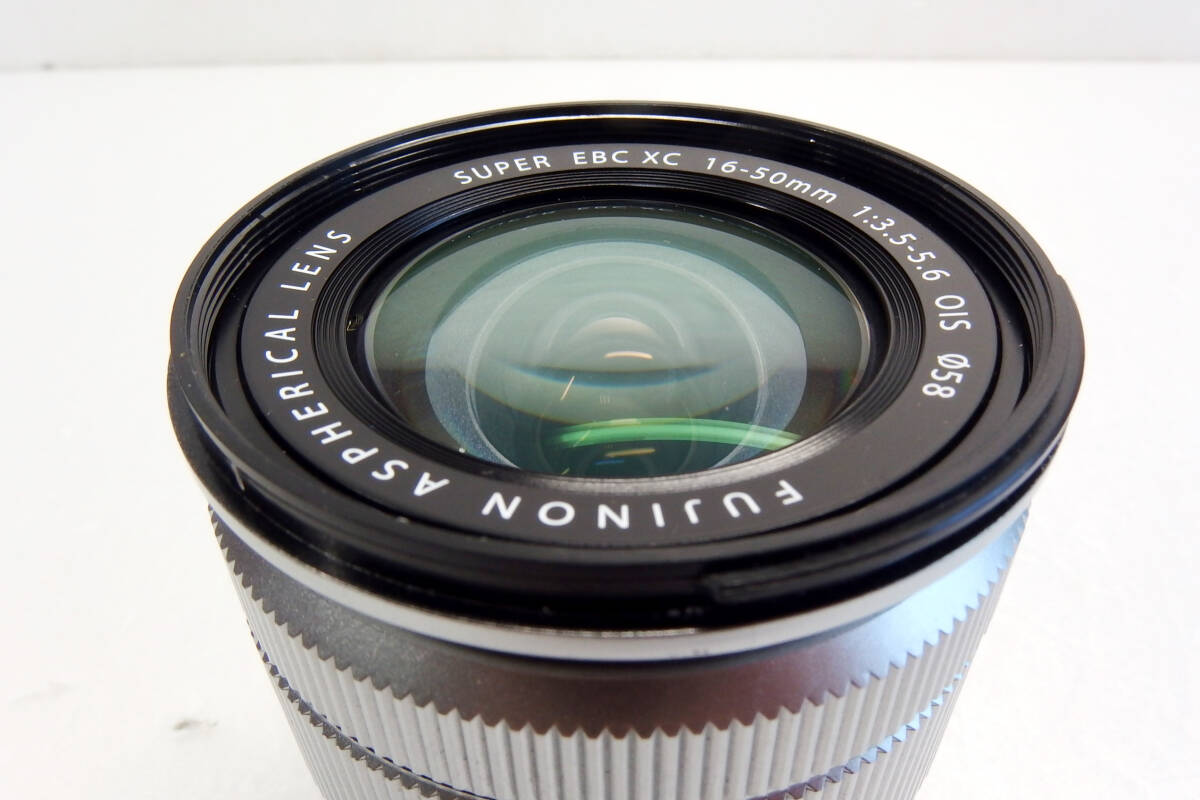 ■FUJINON SUPER EBC XC 16-50mm F3.5-5.6 OIS シルバー 良品_画像4