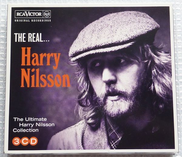 ３CD　Real...Harry Nilsson ハリー・ニルソン・コレクション　ウィズアウト・ユー、うわさの男 他　輸入盤　廃盤_画像1