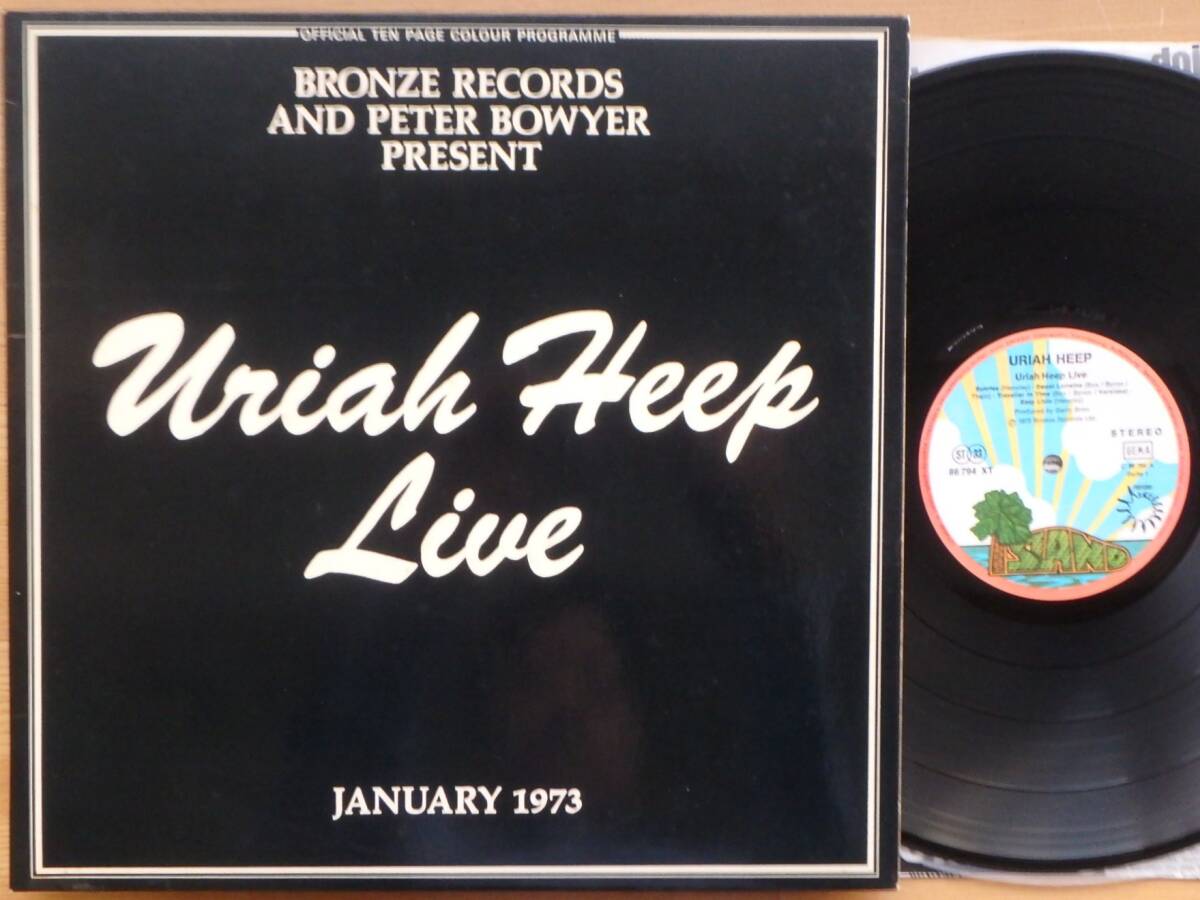 ☆URIAH HEEP LIVE JANUARY 1973/URIAH HEEP/GER・Org・2LP/マト１/極微盤！_画像1