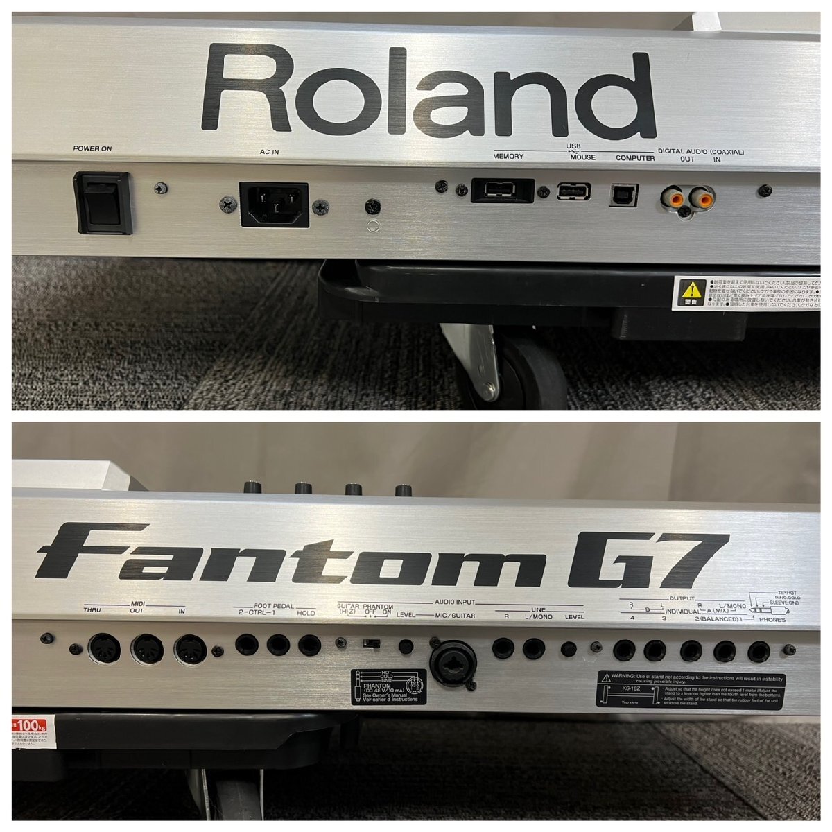 △1023 現状品 楽器 シンセサイザー Roland Fantom G7 ローランドの画像7