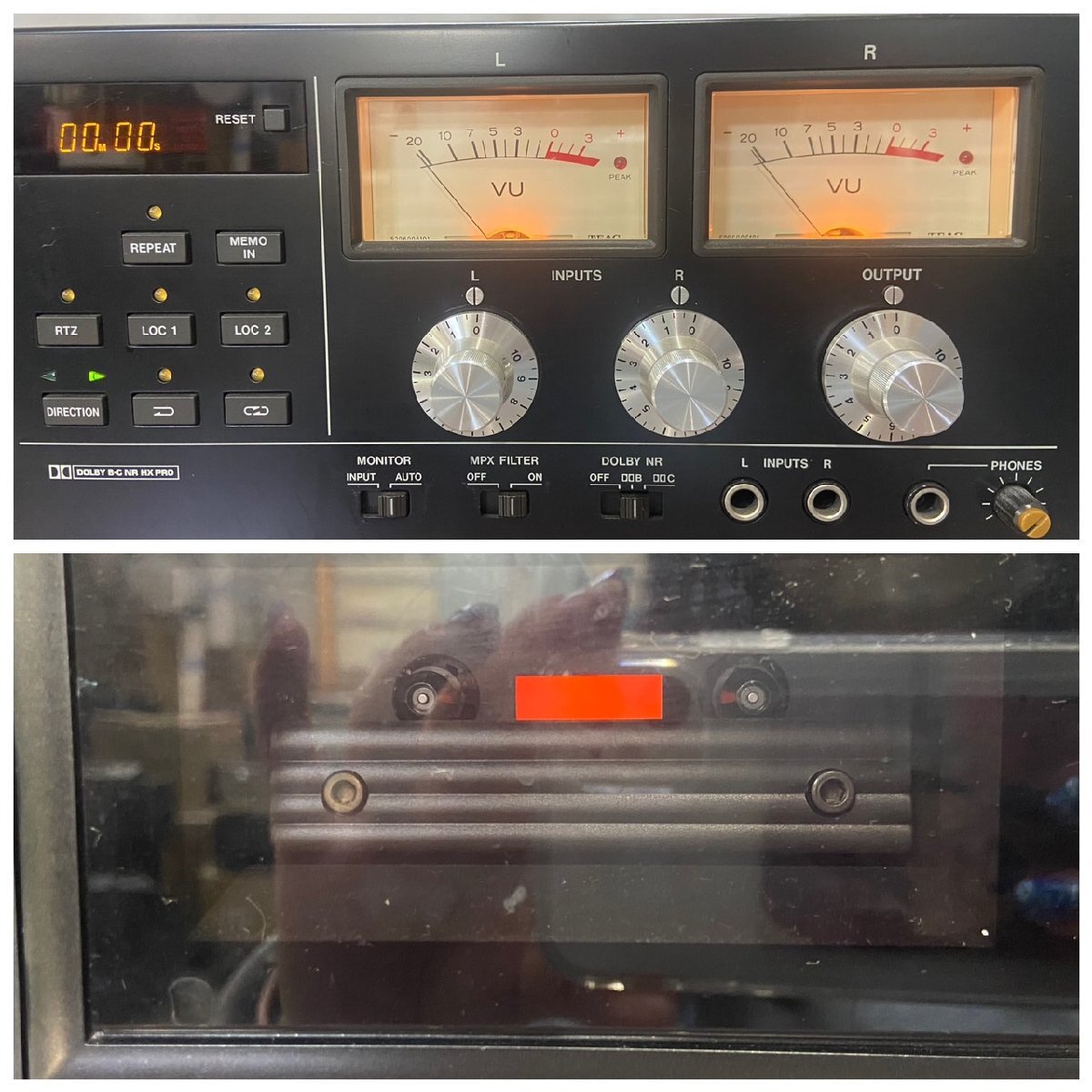 ^1158 junk audio equipment cassette deck TASCAM 112RMKII Tascam 