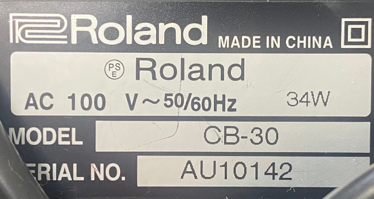 △981 現状品 器材 ベースアンプ Roland CB-30 ローランドの画像8