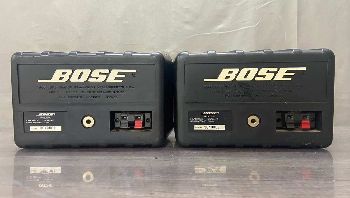 △1179　中古品　オーディオ機器　スピーカーペア　BOSE 101MM　ボーズ_画像4